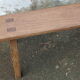 Oak farm bench