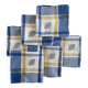 Set of 6 Scottish weave napkins - 60x60cm - cotton