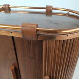 Rolling service art deco bar