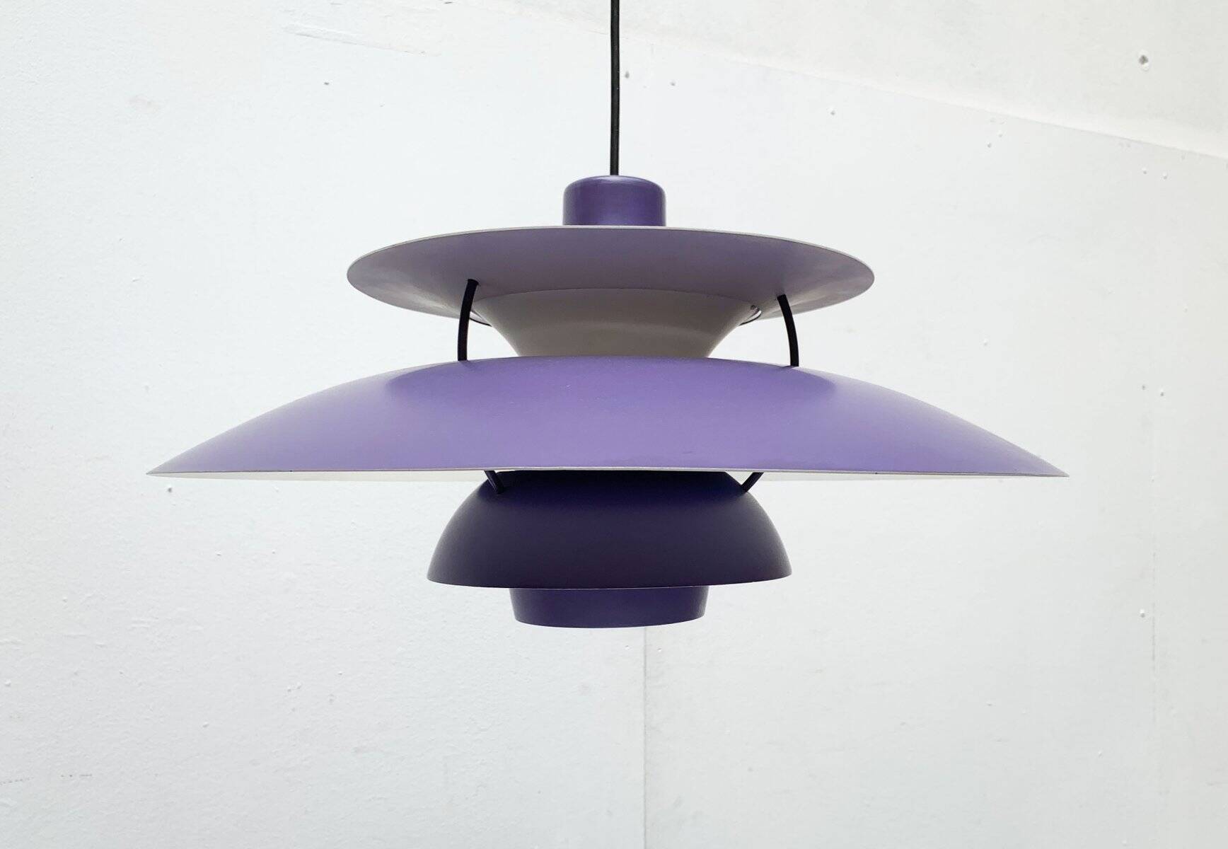 Mid-century modern PH 5 pendant by Poul Henningsen for Louis Poulsen, 1960s.