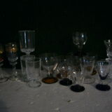 17 ex liquor crystal glass set