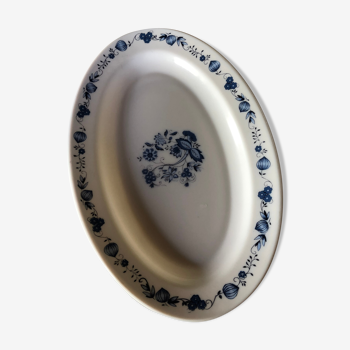 Oval dish in arcopal