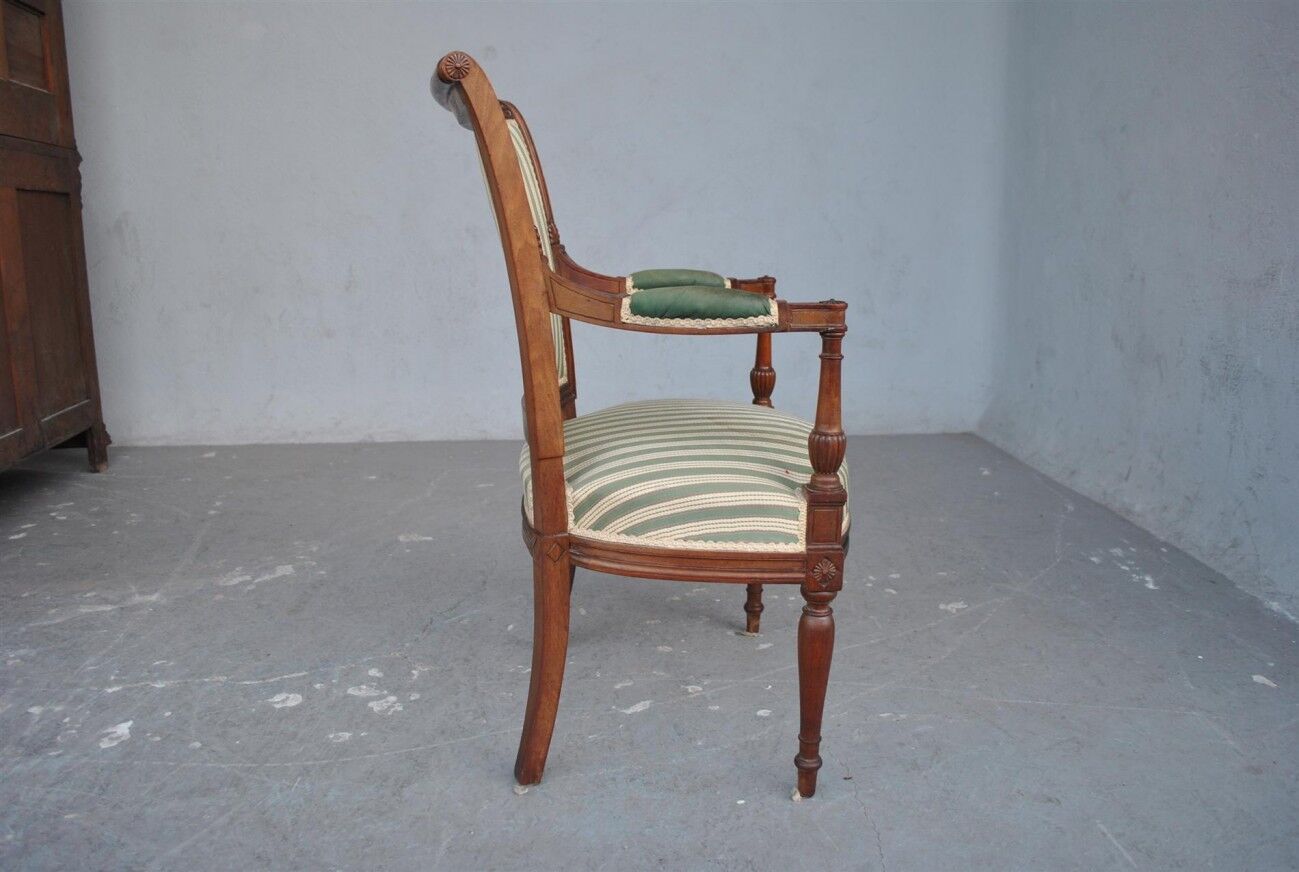 Pair of Louis XVI style chairs late XIXth