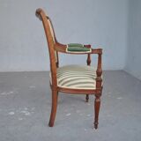 Pair of Louis XVI style chairs late XIXth