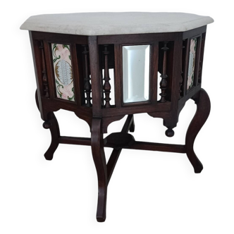 Hexagonal side table