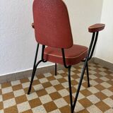 Chaise fauteuil tubulaire années  50