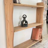 Shelf 3 vintage raw wood shelves