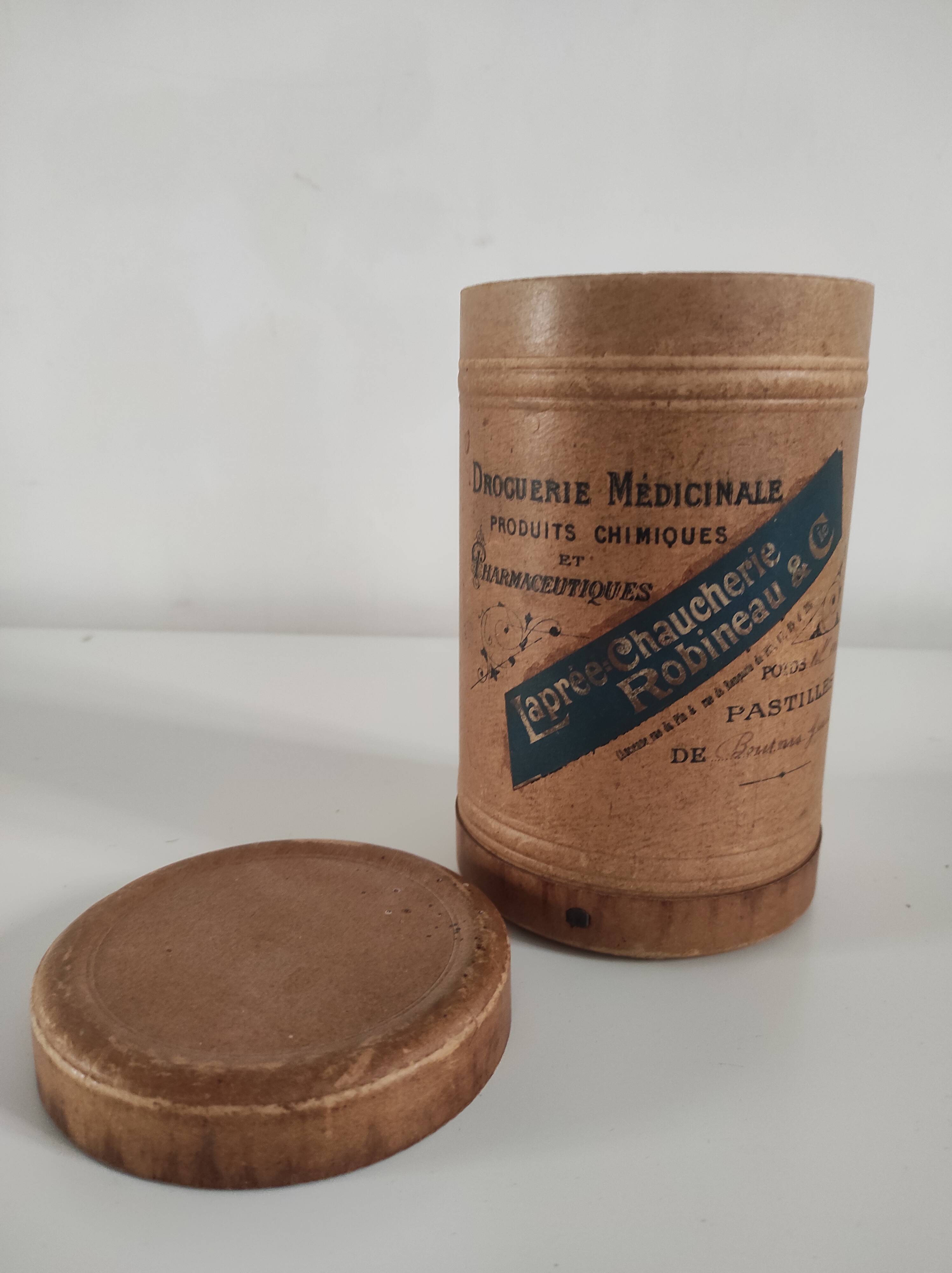 Old medicinal grocery box