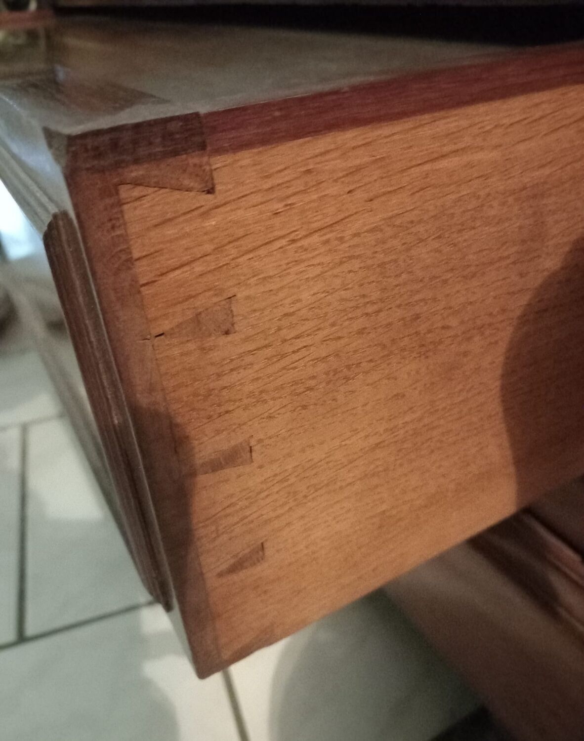 Armoire à glace en acajou