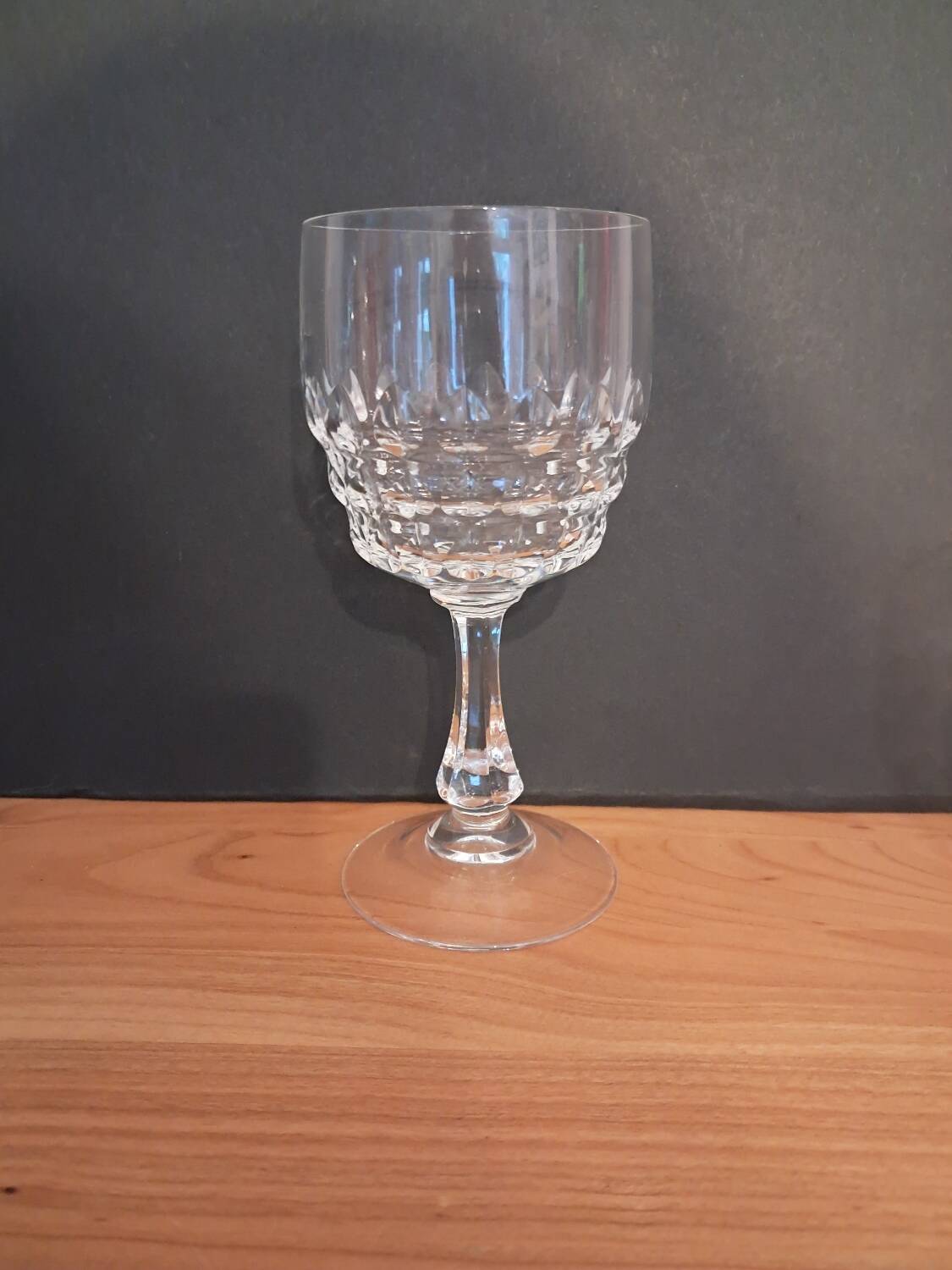 6 verres en cristal d'arques Modèle Montmartre neufs