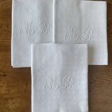 Lot of XIX Napkins