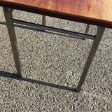 Wooden and meta coffee table