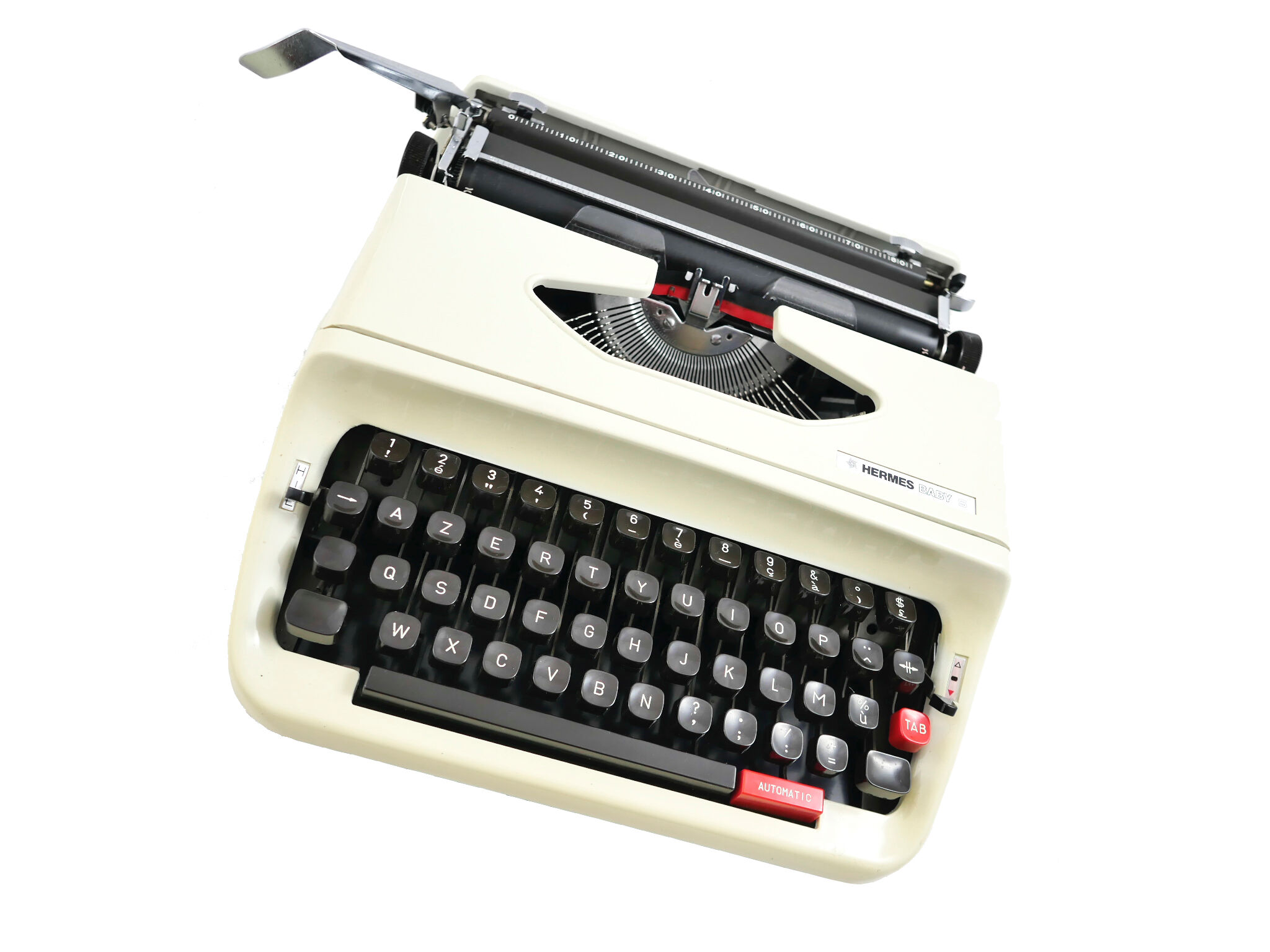 Hermes baby S typewriter - revised with new ribbon