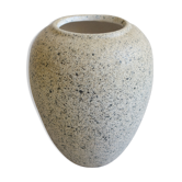Speckled-sandstone vase in neutral tones