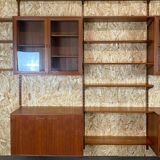 Teak wall shelf by Kai Kristiansen Danish design year 60