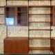 Teak wall shelf by Kai Kristiansen Danish design year 60