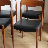 Ensemble de 4 chaises style scandinave
