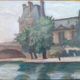 Paris tile factory and royal bridge