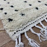 Tapis berbère a pois fait main 250 X 150 CM