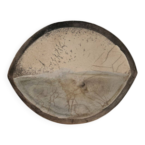 Coupe Oblongue En raku