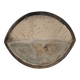 Oblong Raku Bowl Signed Anne Braut
