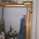 Miroir doré style Louis XVI