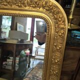 Antique gilded mirror