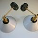 Paire d'appliques industrielles