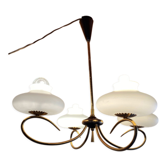 Lustre 1950 vasques opaline