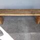 Vintage bench period 1960 old solid wood
