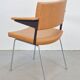 Vintage Model 1268 Chair with Tubular Frame by André Cordemeyer / Dick Cordemeijer for Gispen, 1970s