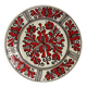 Small ceramic wall plate signed Korond, Hungary