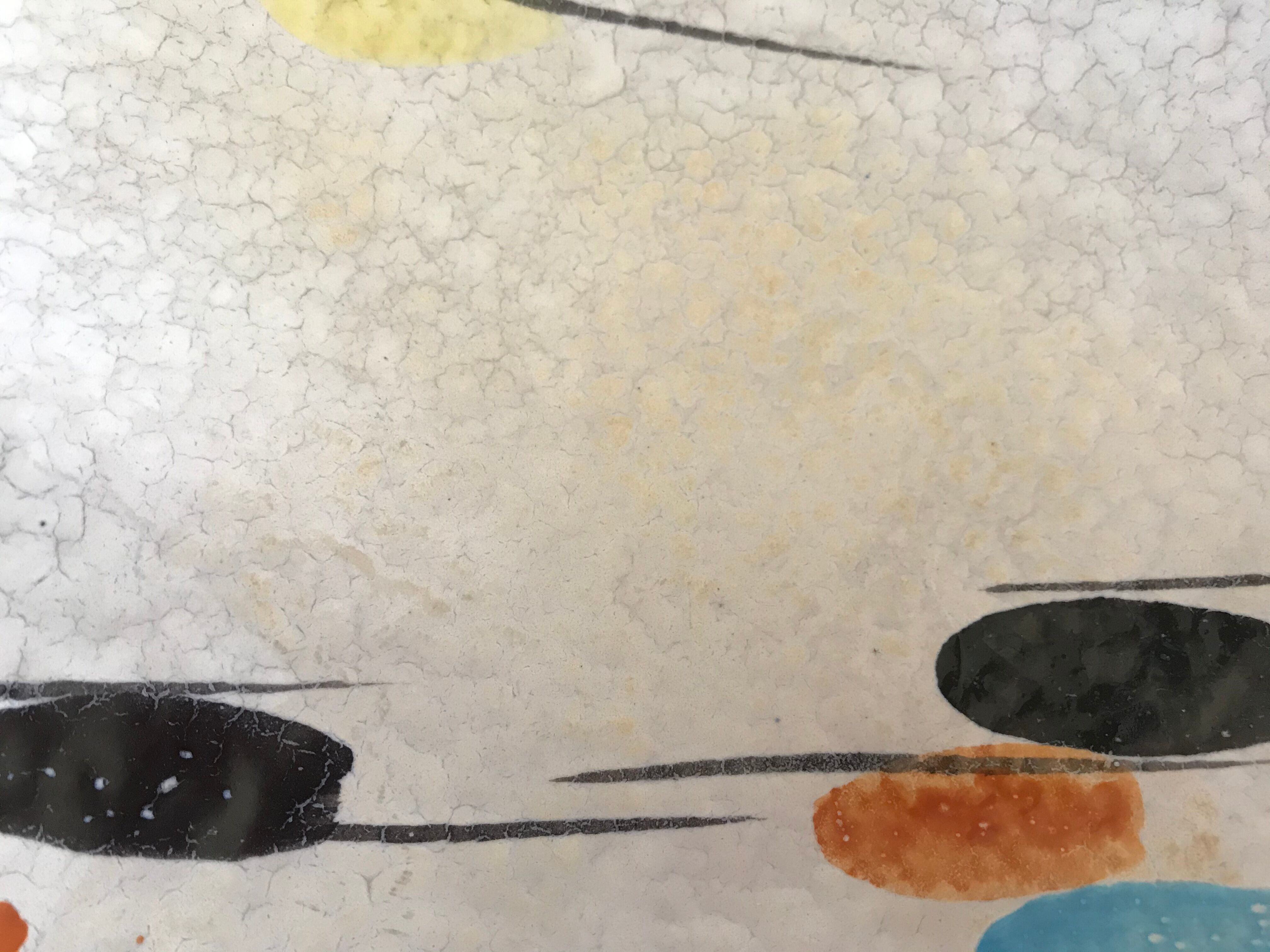 Ceramics west Germany dish circa 1950