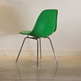 Lot de 6 chaises DSW/DSX Kelly/Caldmium Green de Charles et Ray Eames