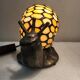 Lampe escargot en vitrail, style Tiffany, Honsel leuchten