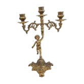 Chandelier 3 branches deco child brass