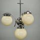 Art Deco Champagne Glass Chandelier, Czechoslovakia 1930s