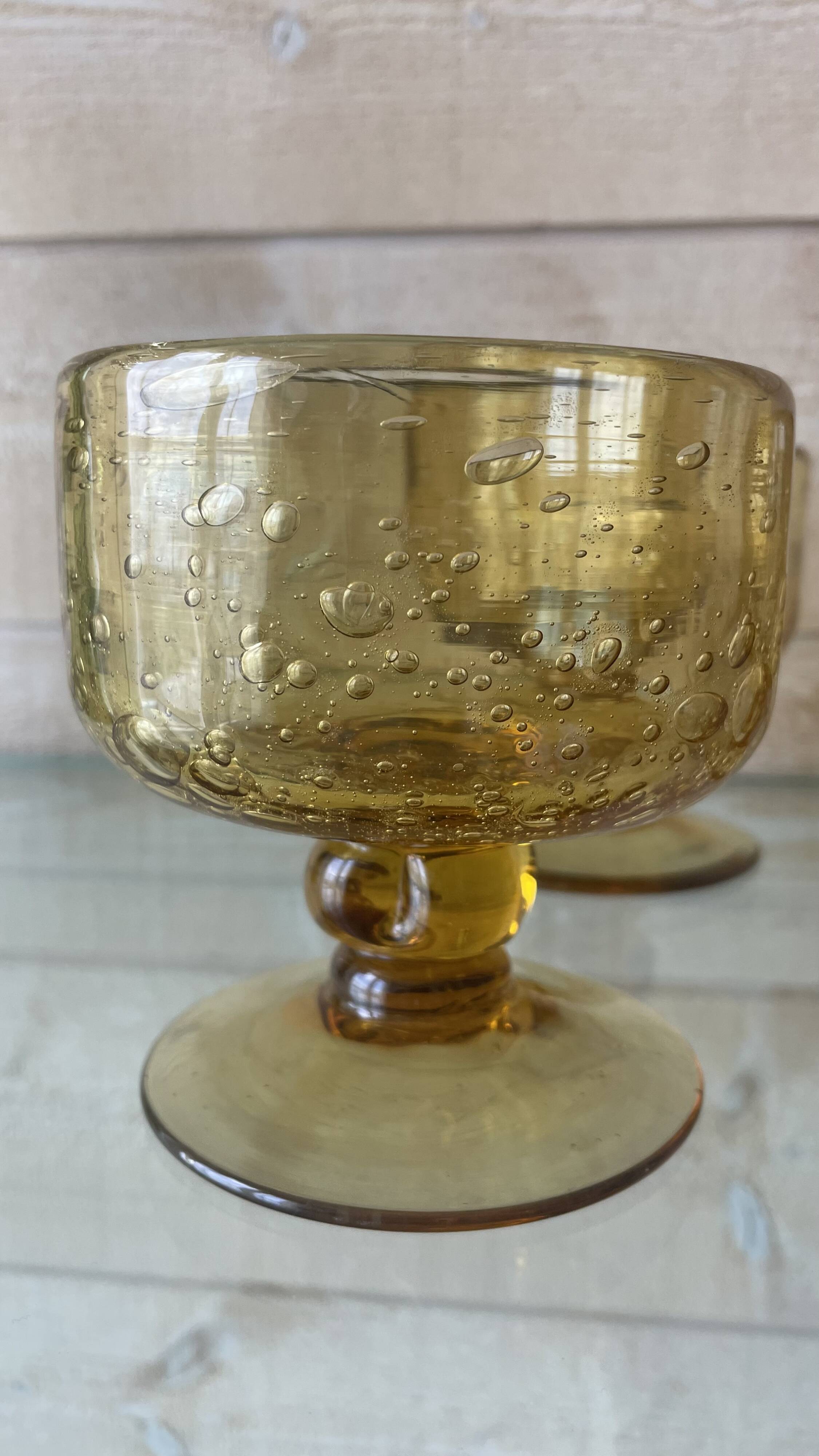 Blown glass Biot cups