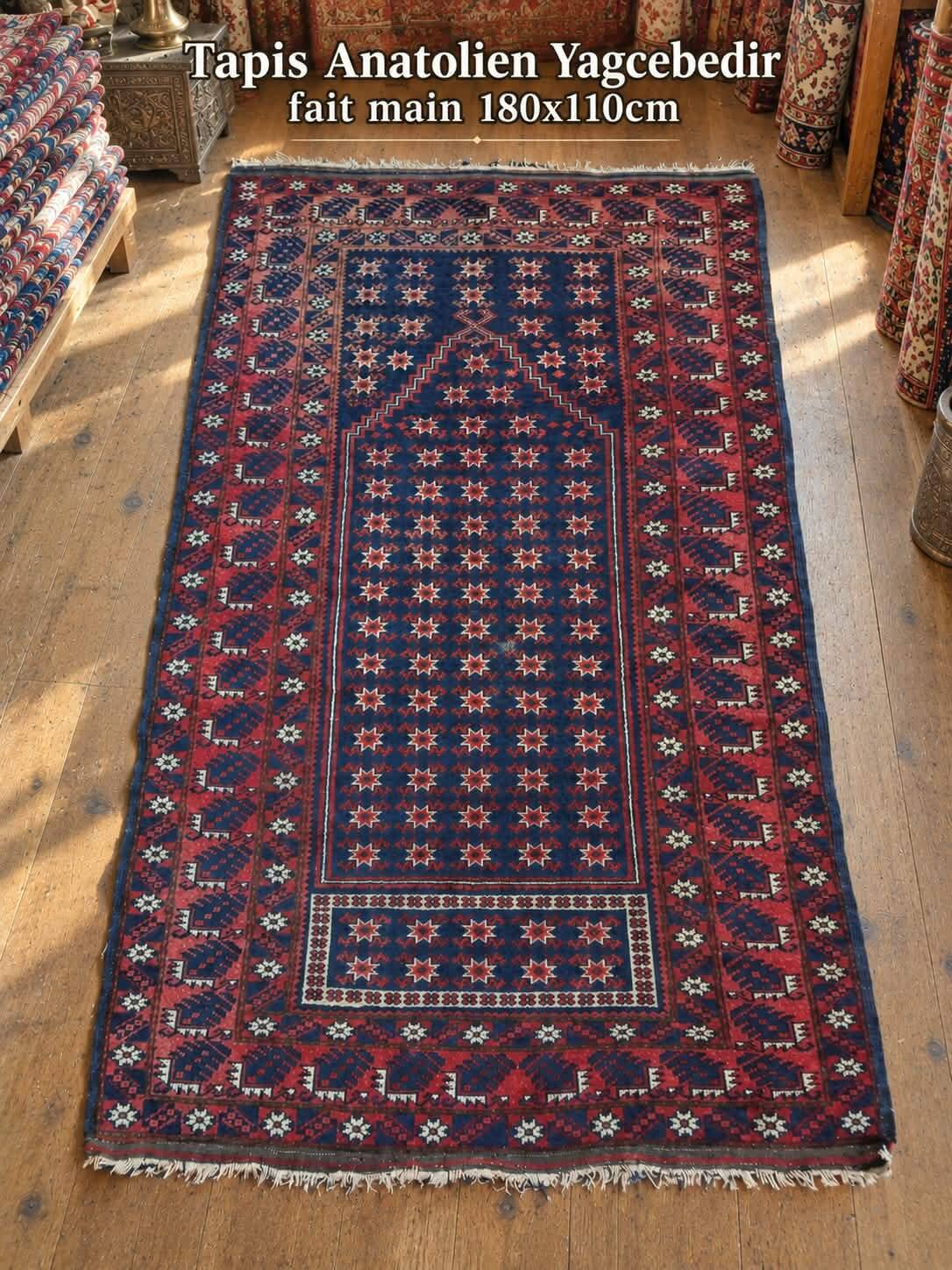 Anatolian Yagcebedir rug handmade 180x110cm