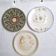 Henriot flat plates, hand-painted