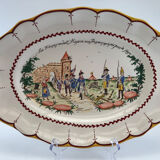 Oval dish French Revolution Saint Clément