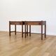 Pair of Scandinavian wooden bedside tables, 1960s