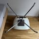 Chaise design italienne sintesi eye spider - blanc / chrome