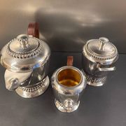 Silver-plated metal coffee service, Art Deco