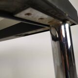 Vintage chrome square table