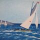 René Ligeron: Regatta on the Atlantic, signed original engraving.