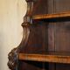 Pair of Regency cascade bookshelves in hardwood, 2.1 m in height.