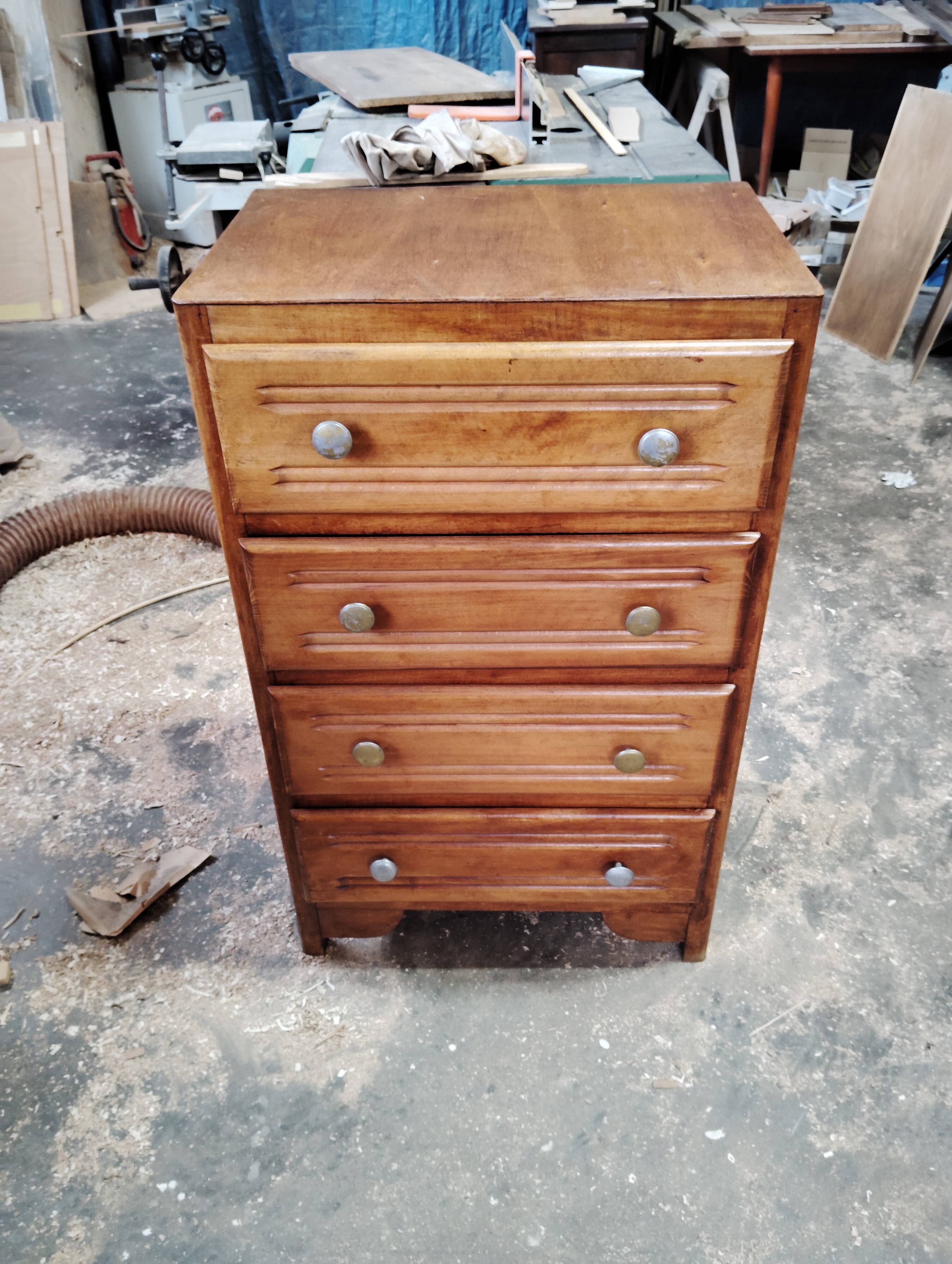 High chest of drawers/Vintage chest of drawers