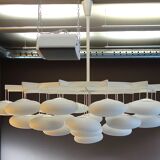 Impressive large modern cloud chandelier from the mid-century Milchhalle Vienna.