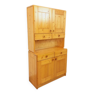 Charlotte Perriand Les Arcs vintage pine storage unit from the 60s 70s